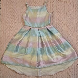 Emily Rose Shimmering Pastel Dress